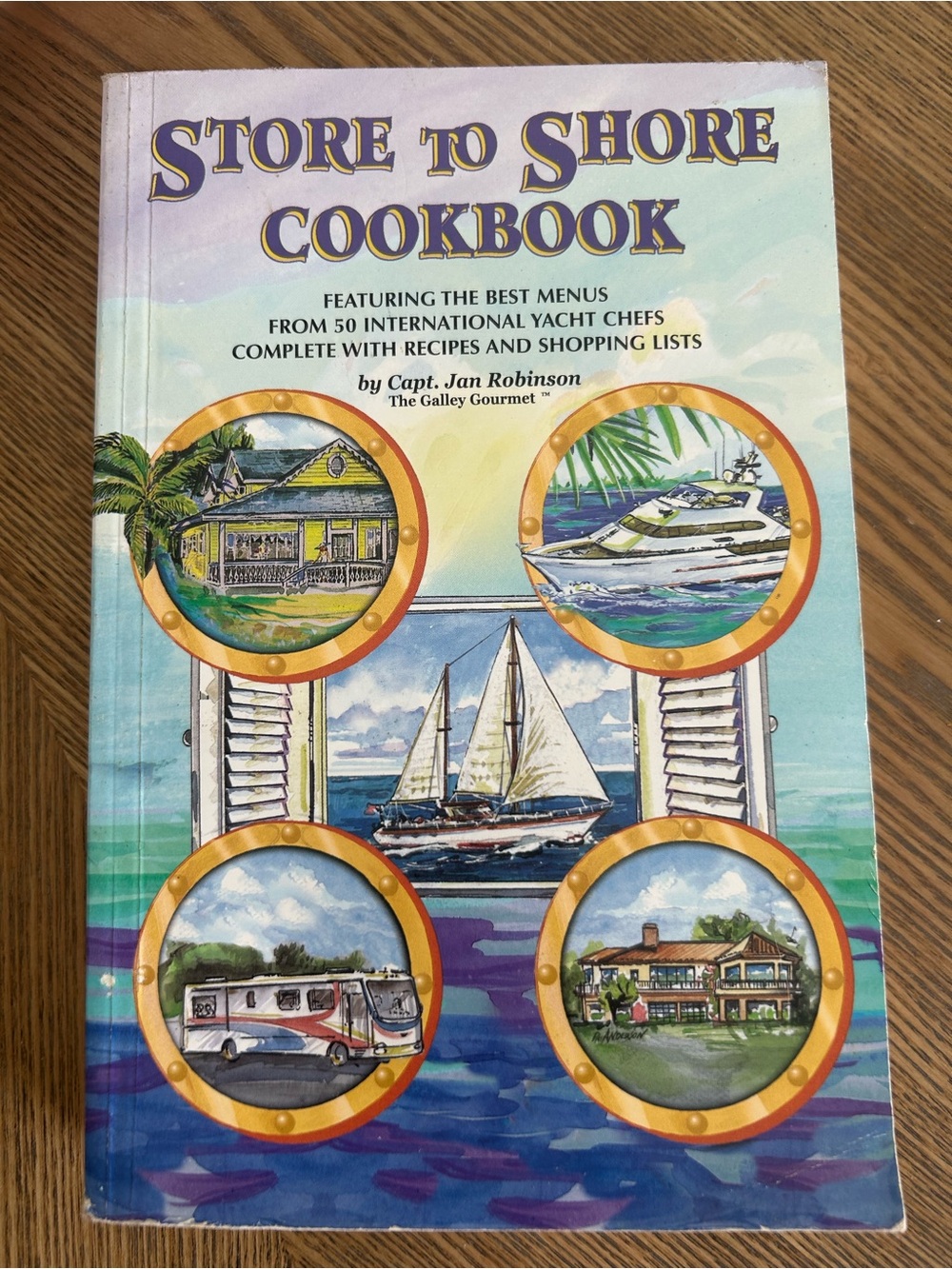 Store to Shore Cookbook by - Blue Cover